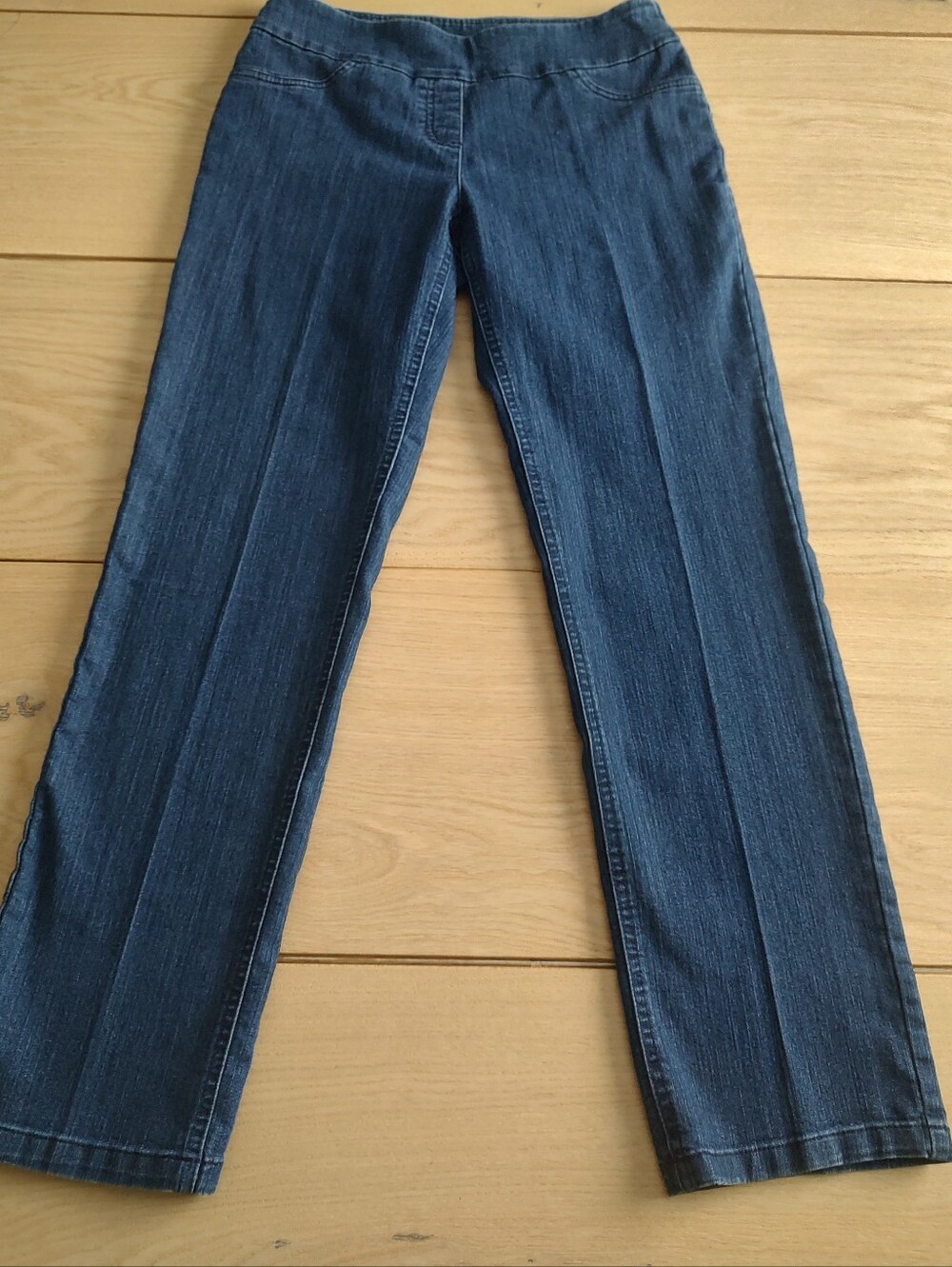 Westbound Straight-Leg Dark Blue Pull-On Jeans